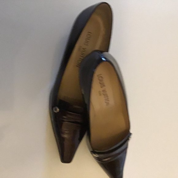 Louis Vuitton Shoes Amarante/Bordeaux Size 39 1/2 Excellent condition - Picture 2 of 5